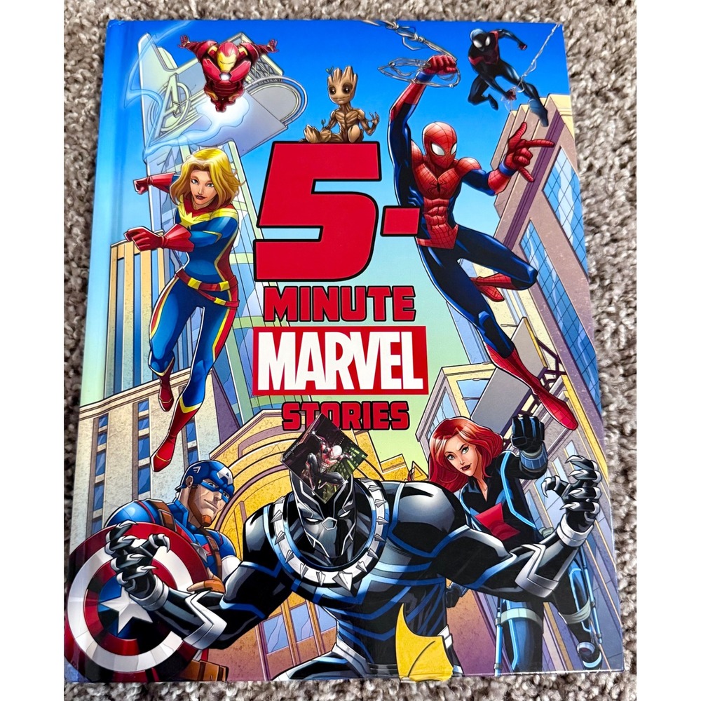 Marvel 5-Minute Marvel Stories Kids Book Excellent Hardcover Anthology